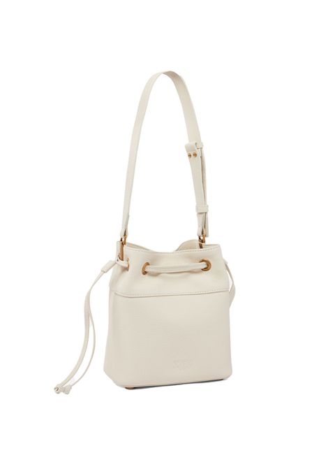 Borsa Pinko Secchiello mini bianca oro tracolla PINKO | Borse | 104303 A29QZ14Q